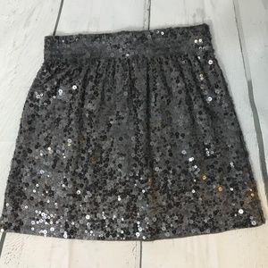 Sequin knit skirt by Garnet Hill